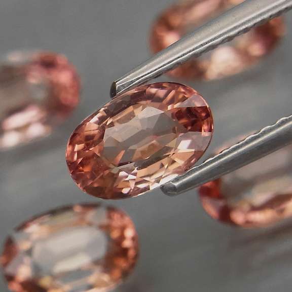 Dynamic 4.25ct Padparadscha Tourmaline set