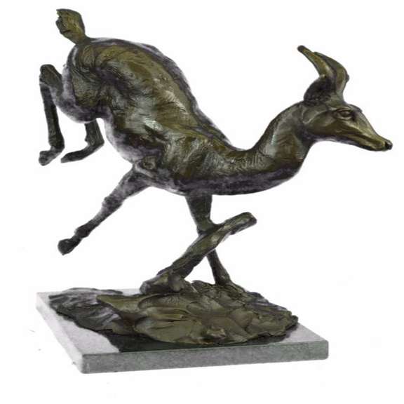 Male Deer Stag Wildlife Edition Bronze Statue
