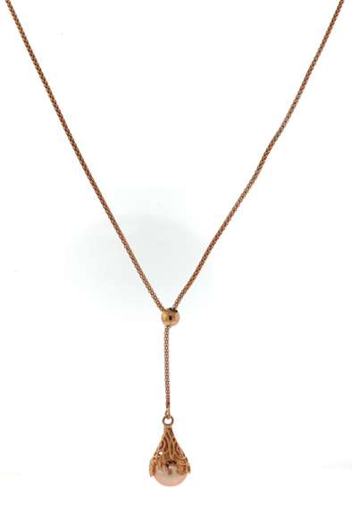 Elegant Pearl Adjustable Lariat Necklace