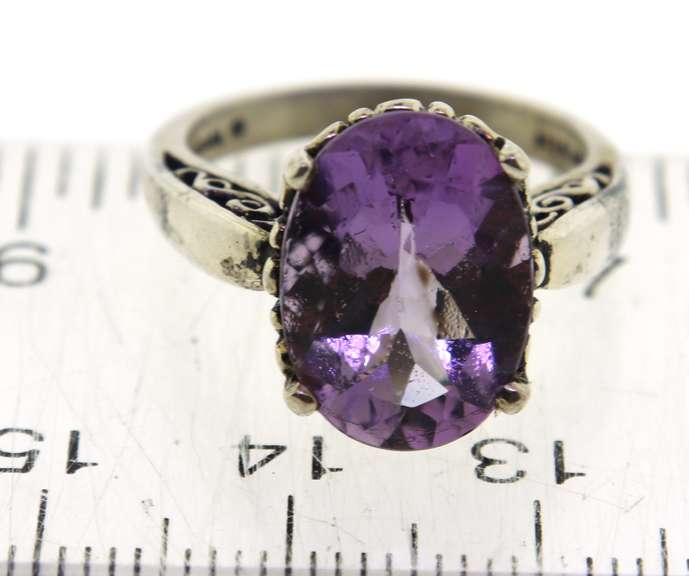 Sterling Silver Amethyst Ring