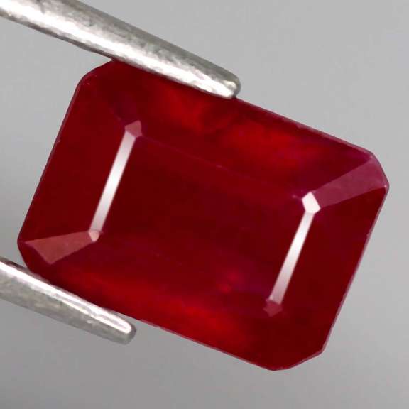Eye catching 2.38ct rich blood red Ruby