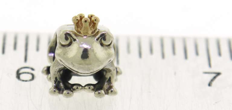 Pandora Two Tone Frog Charm