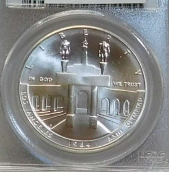 1984-P Sil Unc Olympic Dol PCGS 69