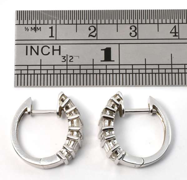 Tasteful Diamond Cluster Earrings