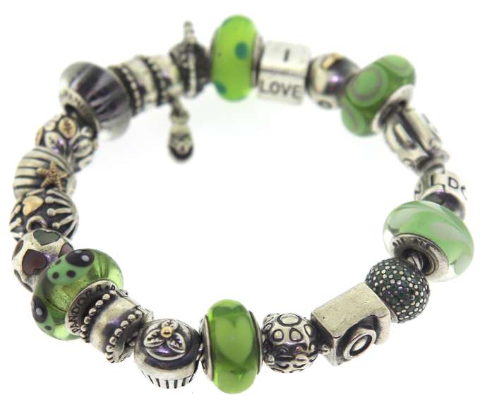 Pandora Bracelet w 21 Charms