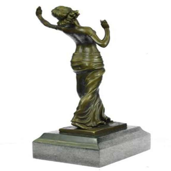 Theatre Movie Actress Bronze Figurine