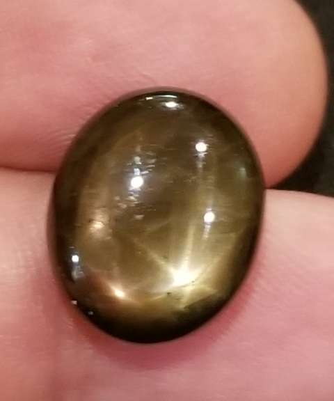 Boutique grade 16.76ct multi-star patterned Sapphire