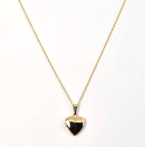 Cute Little 14k Heart Locket