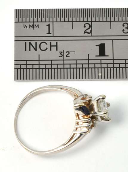 Stylish 1/2 Ct. Princess Cut Diamond Ring