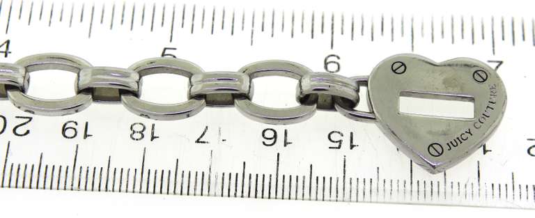 Juicy Couture Turn Lock Heart Bracelet