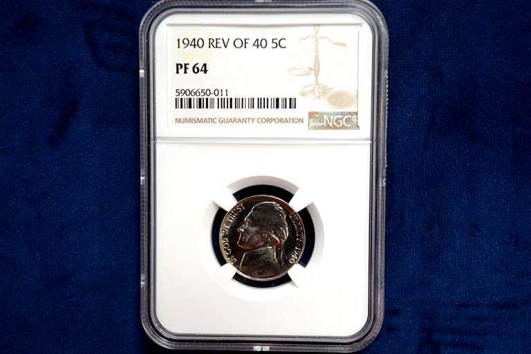 1940 Rev of 40 5c Proof 64 NGC