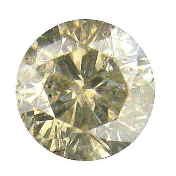 Glittering lace white .28ct unheated Diamond solitaire