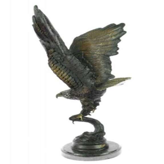 Eagle Catch Fish Bronze Sculpture