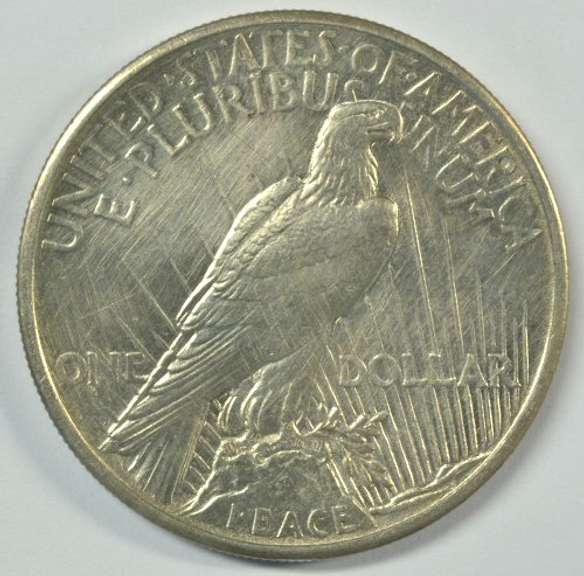 Attractive scarce 1921 Peace Silver Dollar