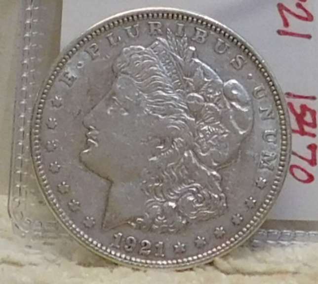 1921 Morgan Dollar, circulated