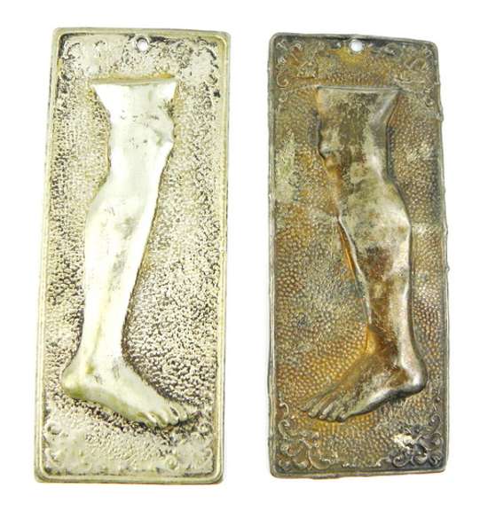 Rare Greek Orthodox Religious Leg Tamas