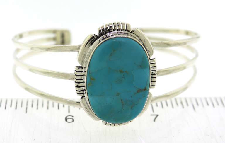 Set of Southwest style Turquoise Ring & Cuff Bracelet