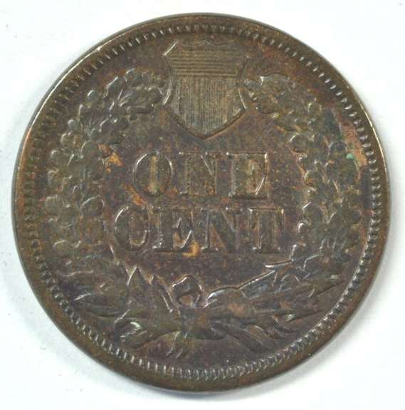 Scarce 1869 over '9' Indian Head Cent. Full LIBERTY