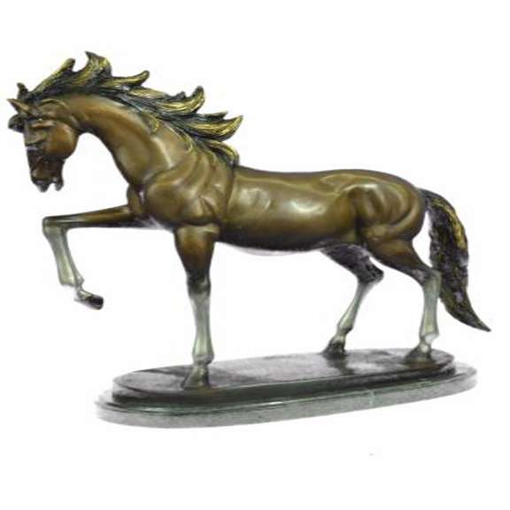 Racing Horse the Final Furlong Bronze Sculpture