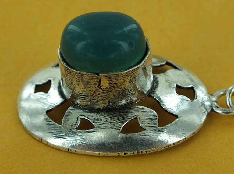 Silver and Natural Stone