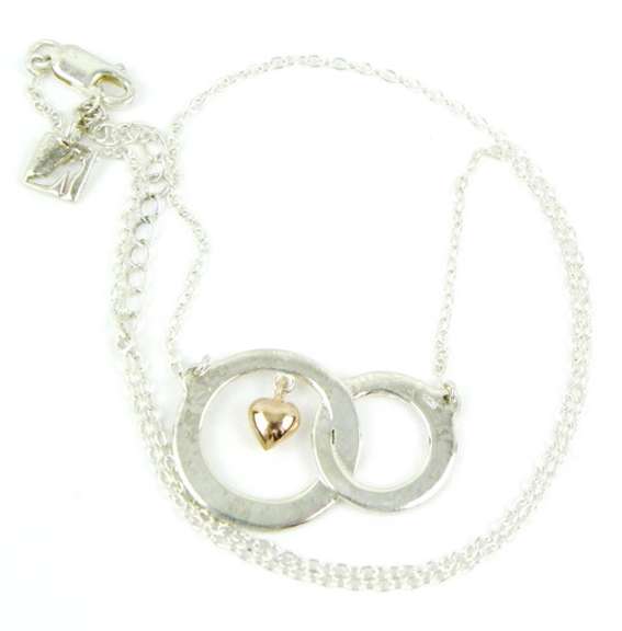 Contemporary Sterling Sentiment Necklace