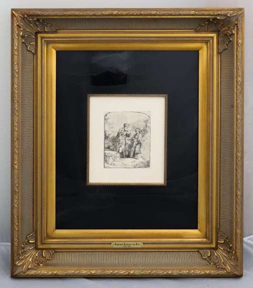 REMBRANDT VAN RIJN ABRAHAM AND ISAAC 1880 VAN RIJN (AFTER) ABRAHAM AND ISAAC