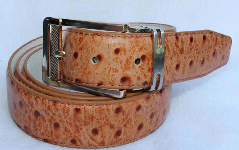 Classy Fine Quality Leather Belt, Made In Italy