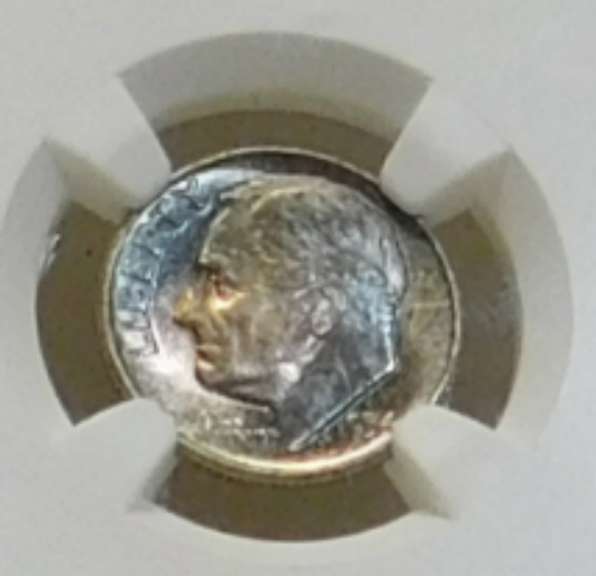 1954 Roosevelt Dime NGC MS-66
