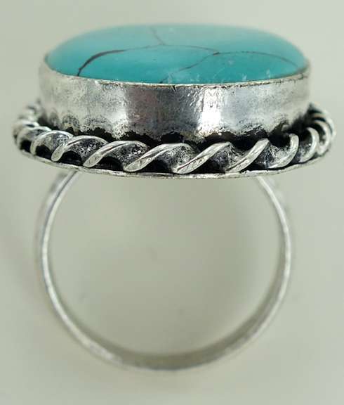 Silver and Natural Stone