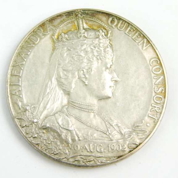 1902 Silver Edward VII Coronation Medal