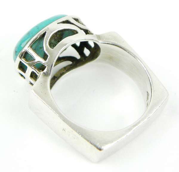 Silpada Sterling Turquoise Ring, Size 9