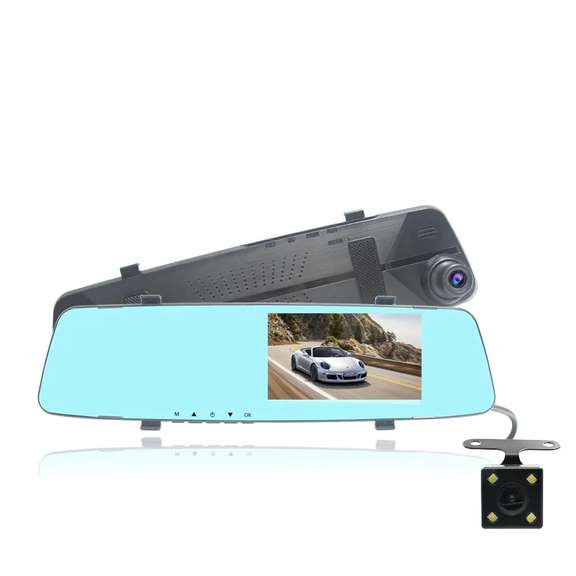 4.3 Inch Dual Lens 1080P Car DVR Dash Cam