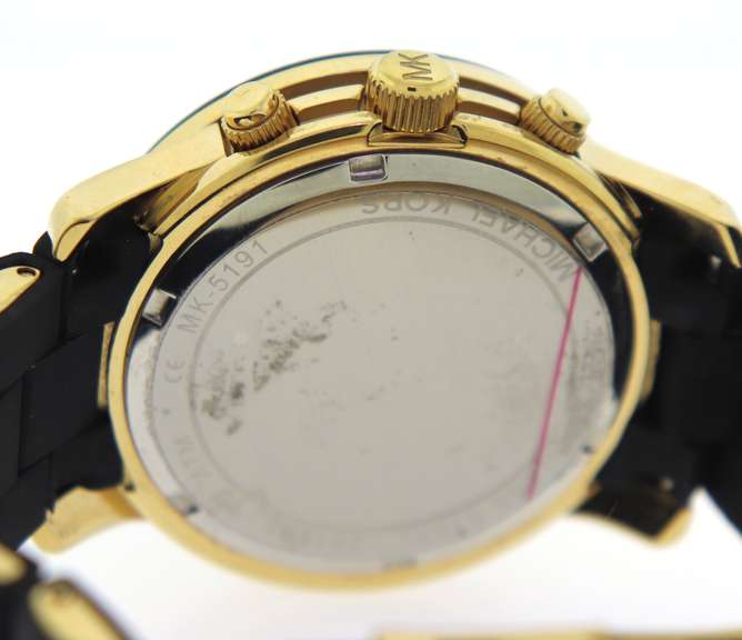 Micheal Kors Black Catwalk Chrono Watch