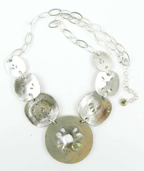 Silpada 2-Tone Sterling Medallion Necklace