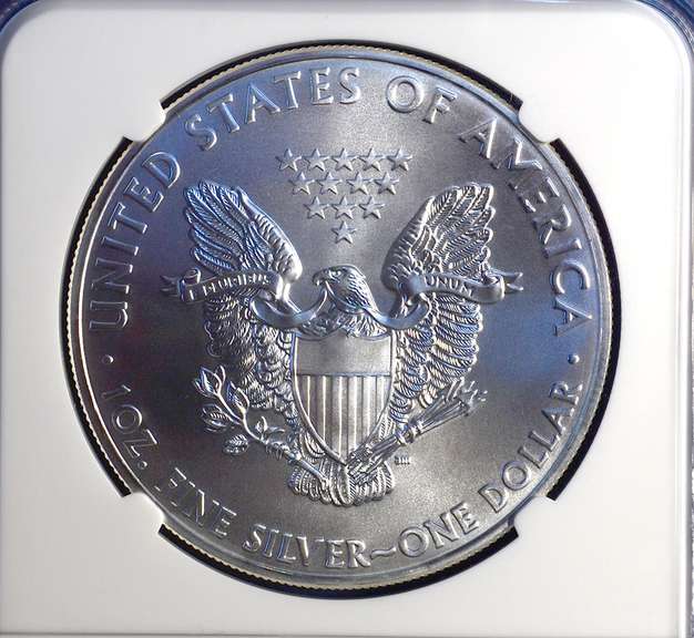 2011 MS69 Silver Eagle, NGC ER