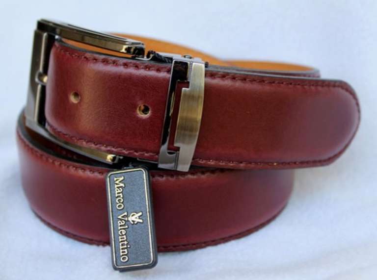 Classy Fine Quality Leather Belt, Made In Italy