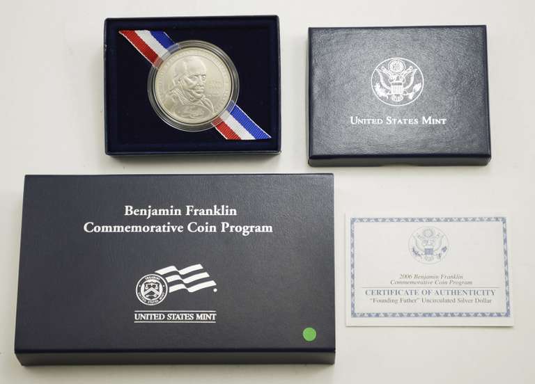2006 Franklin Scientist Proof Commem $, OGP