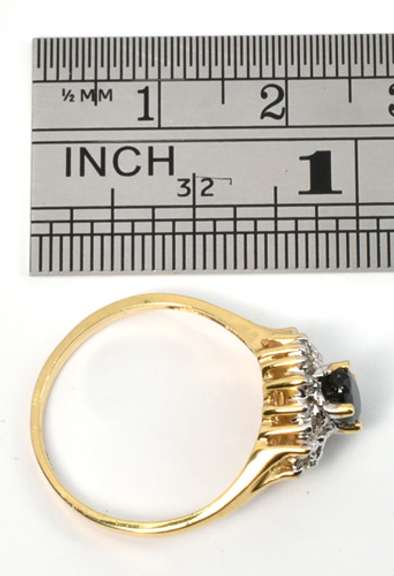 Classic Sapphire & Diamond Ring