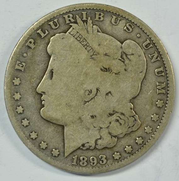Rare key date 1893-O Morgan Silver Dollar