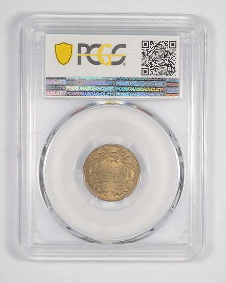 MS65+ CAC 1857 Flying Eagle Cent - Graded PCGS