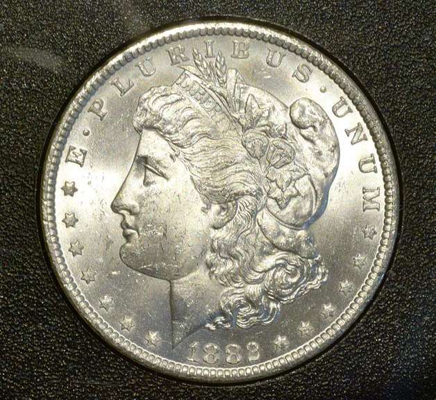 1882-CC Morgan Silver Dollar, GSA