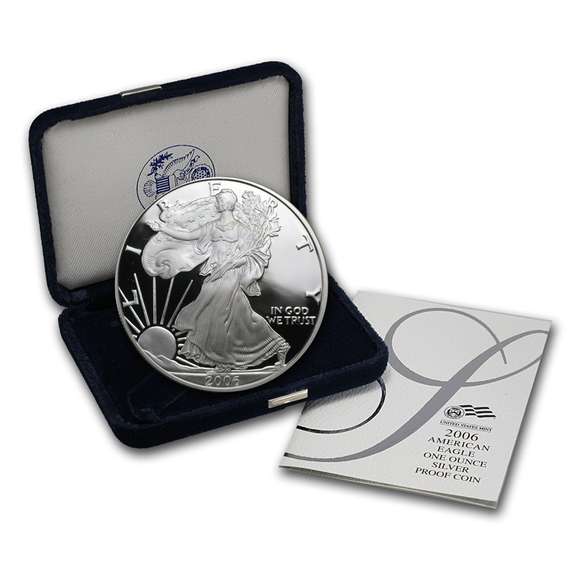 2006 Proof Silver Eagle, OGP