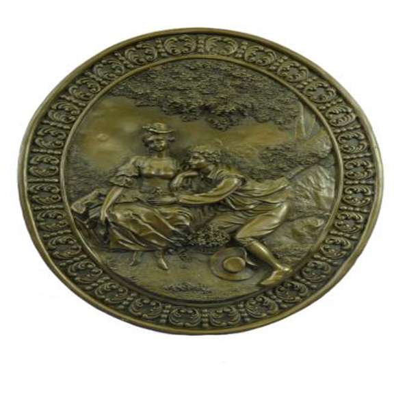 Forgive Me Bronze Wall Plaque Sculpture
