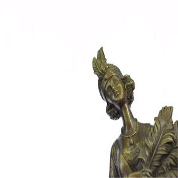 Feather Gown Bronze Sculpture