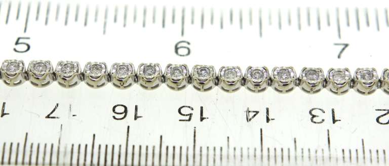 Fantastic Diamond IIIusion Line Bracelet