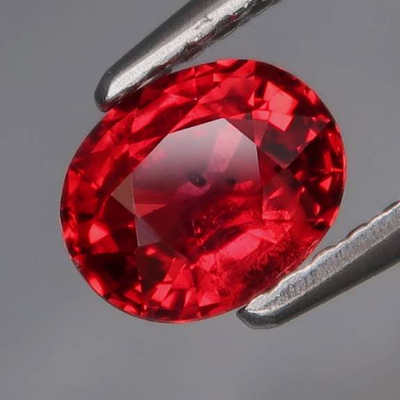 Fantastic .98ct top red Songean Sapphire