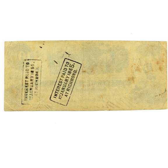 $100 Confederate States Note August 10 1862 Series T-40