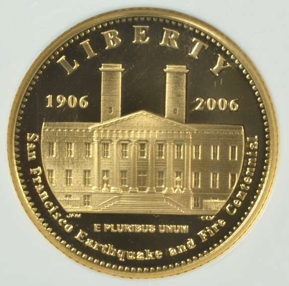 Flawless 2006-S Old San Fran Mint $5 Gold. NGC PF70UC