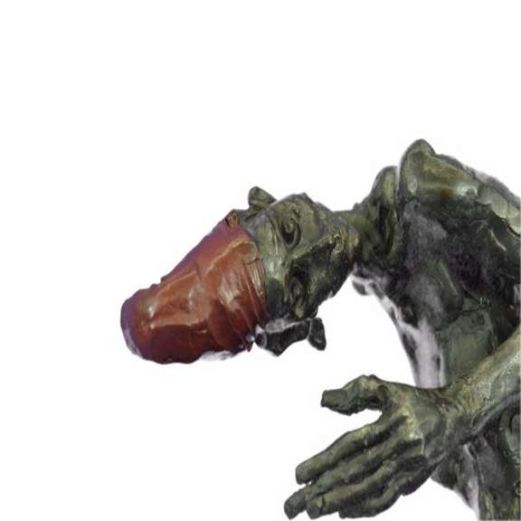 Zombie Multi Color Patina Bronze Sculpture