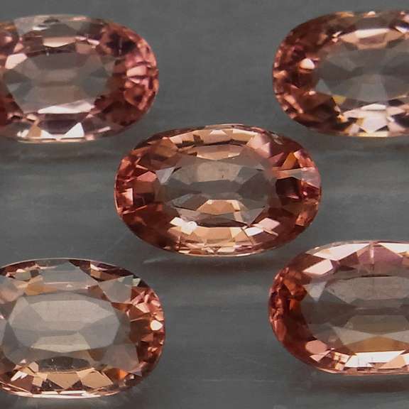 Dynamic 4.25ct Padparadscha Tourmaline set